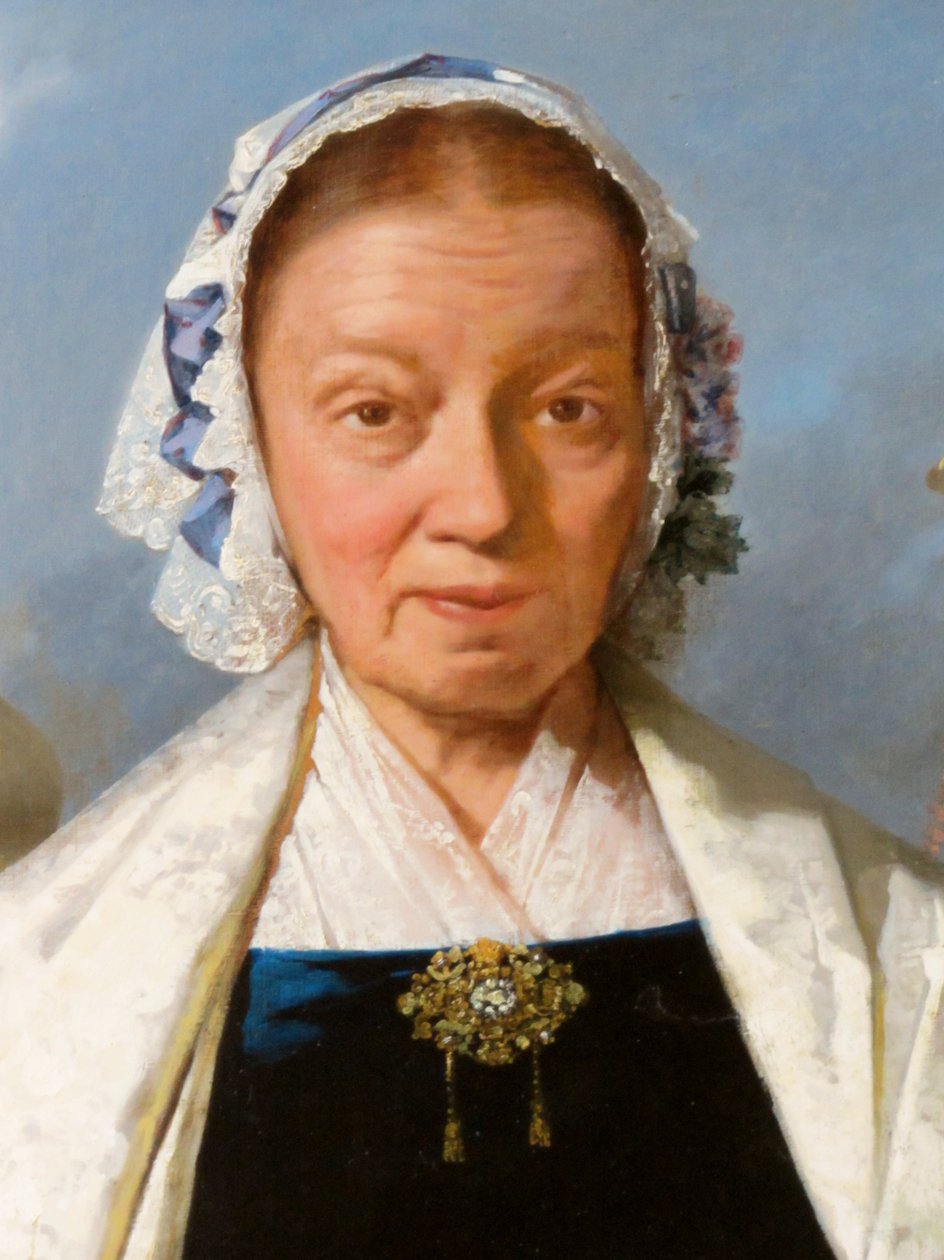 Barbara Molina og Agüero de Herrera av Raymond Auguste Quinsac Monvoisin