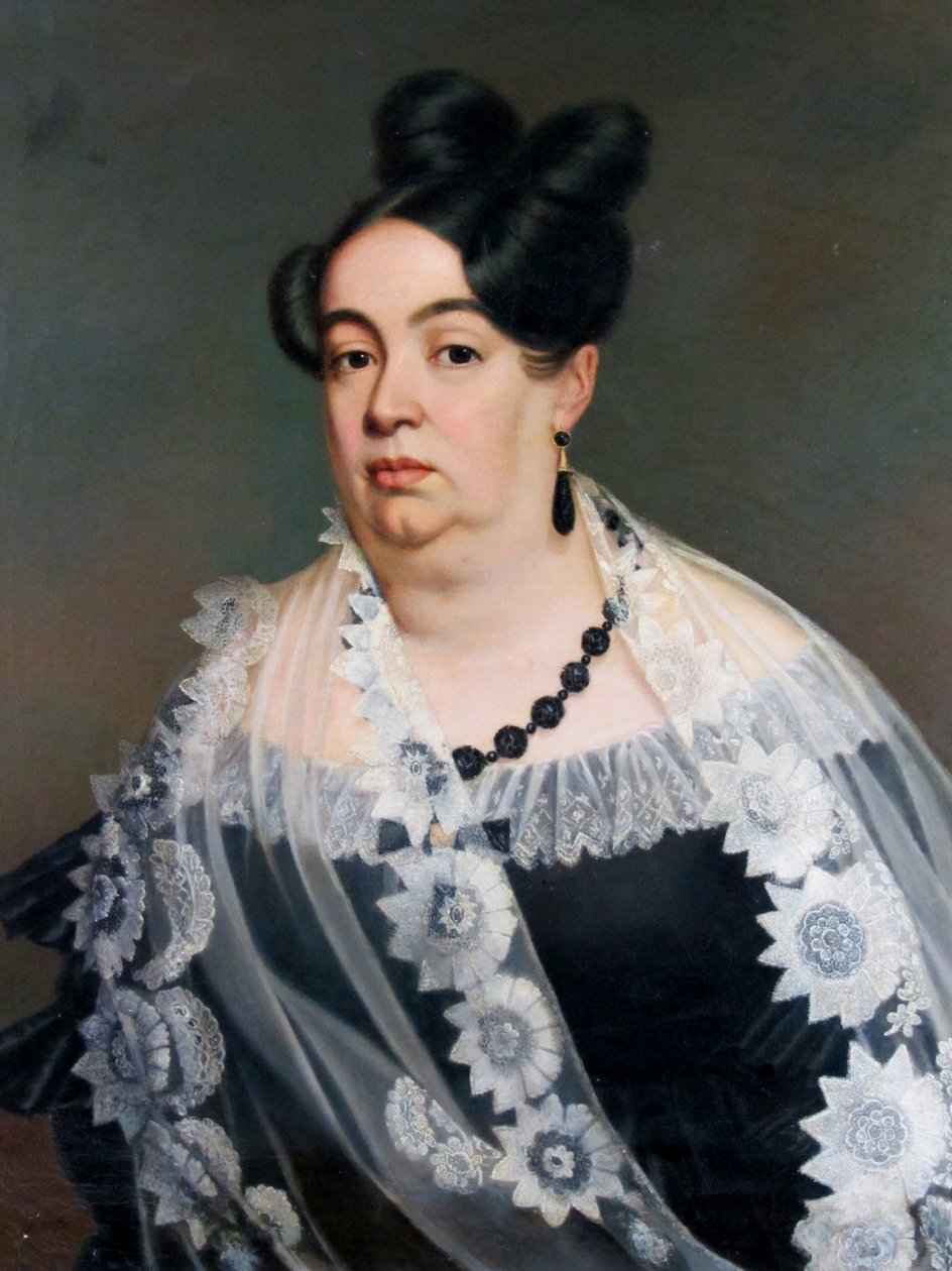 Fru Dolores Larraín de Echaurren av Raymond Auguste Quinsac Monvoisin