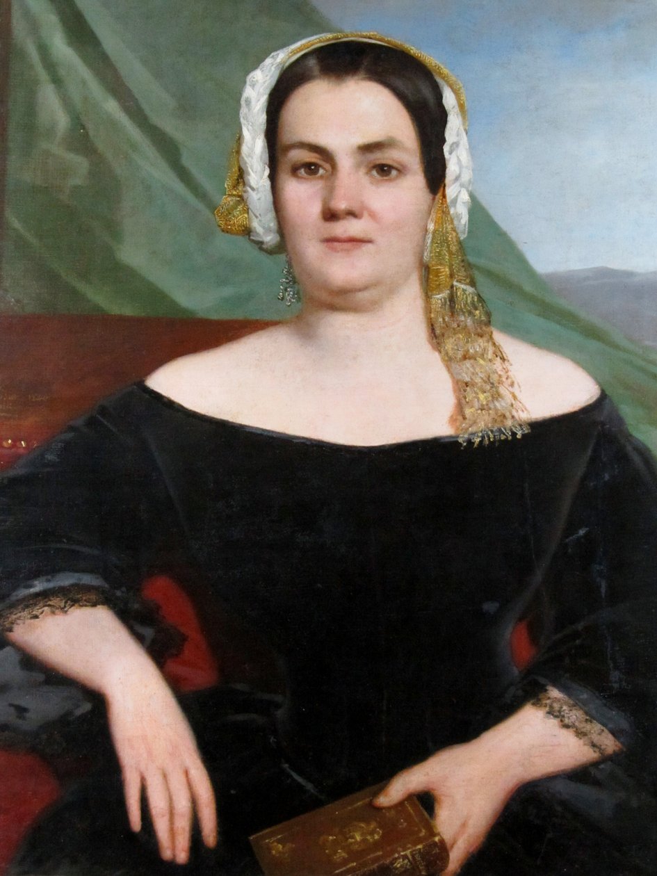 Fru Maria del Carmen Dolores Mackenna og Vicuña av Raymond Auguste Quinsac Monvoisin