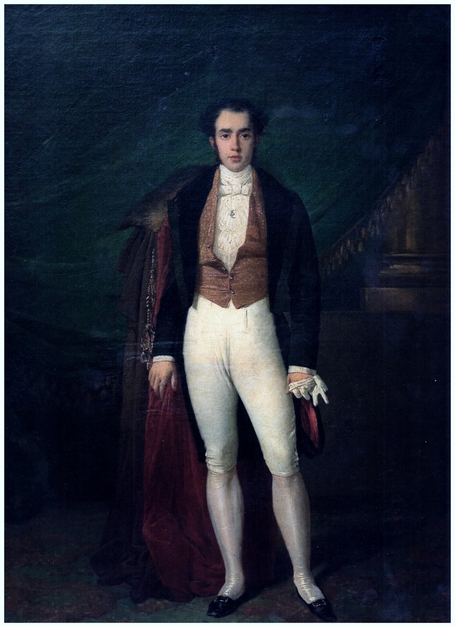 Portrett av José Manuel Ramirez Rosales av Raymond Quinsac Monvoisin