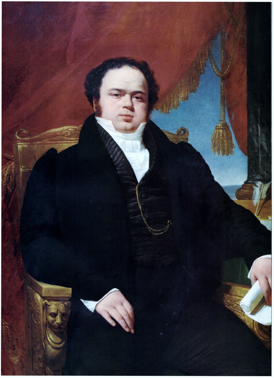 Portrett av Don Mariano Egaña av Raymond Auguste Quinsac Monvoisin