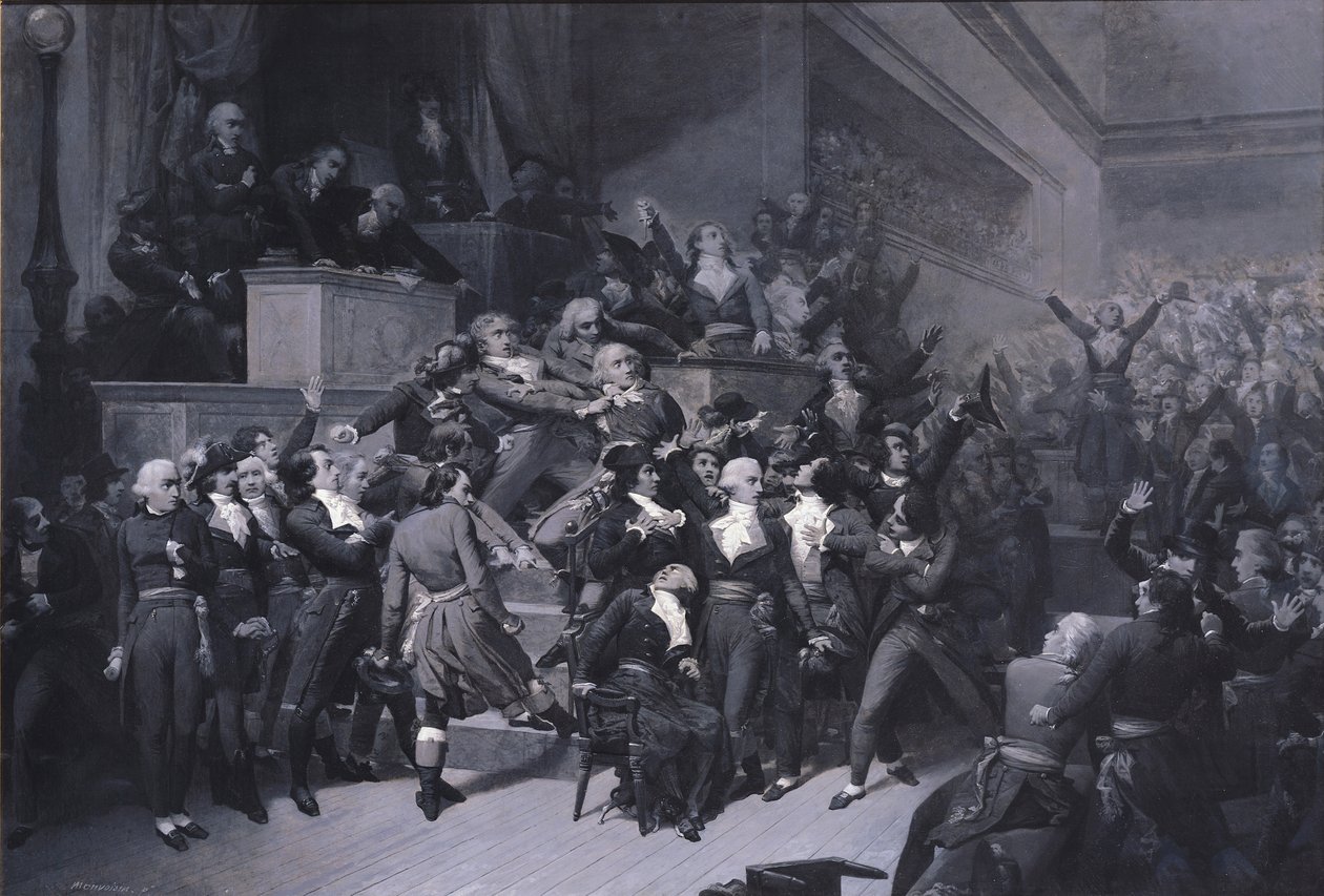 The Ninth Thermidor, ca. 1840 av Raymond Quinsac Monvoisin