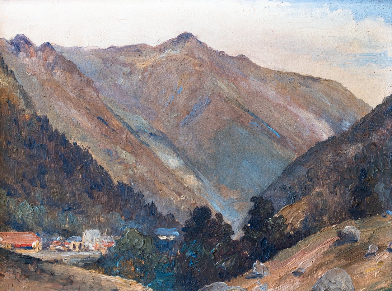 Fjelllandskap (Pyreneene) av Raymond Bonnefon