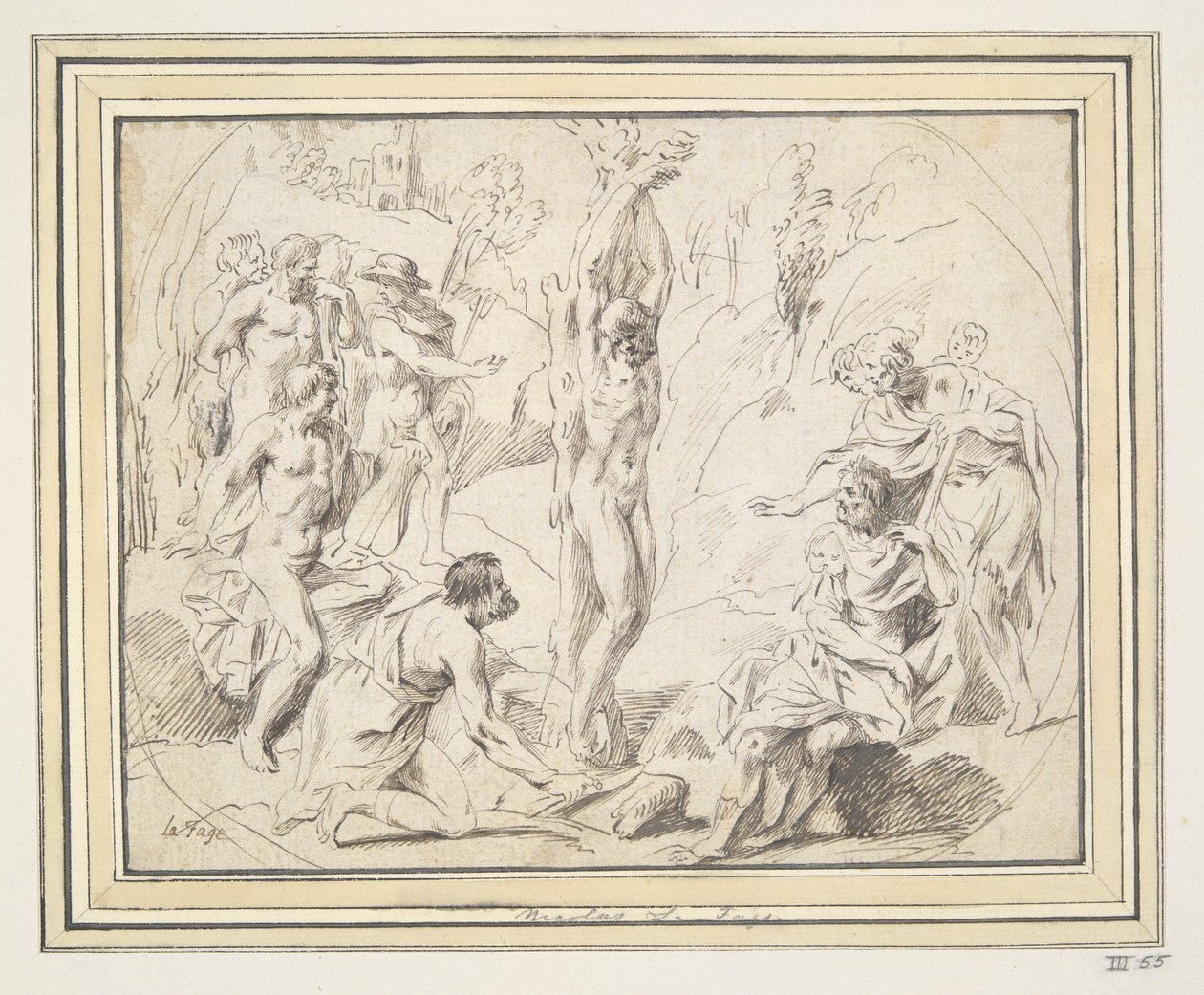Flagingen av Marsyas av Raymond Lafage