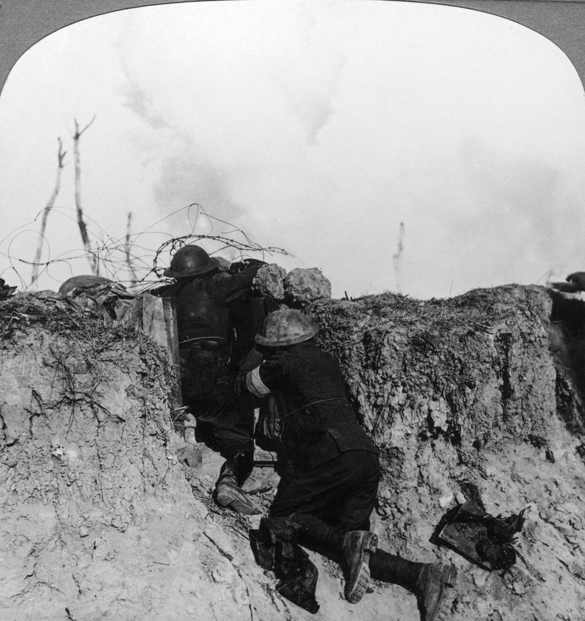 Artilleriobservasjonsoffiser i fremre post, Frankrike, første verdenskrig, 1914-1918. av Realistic Travels Publishers