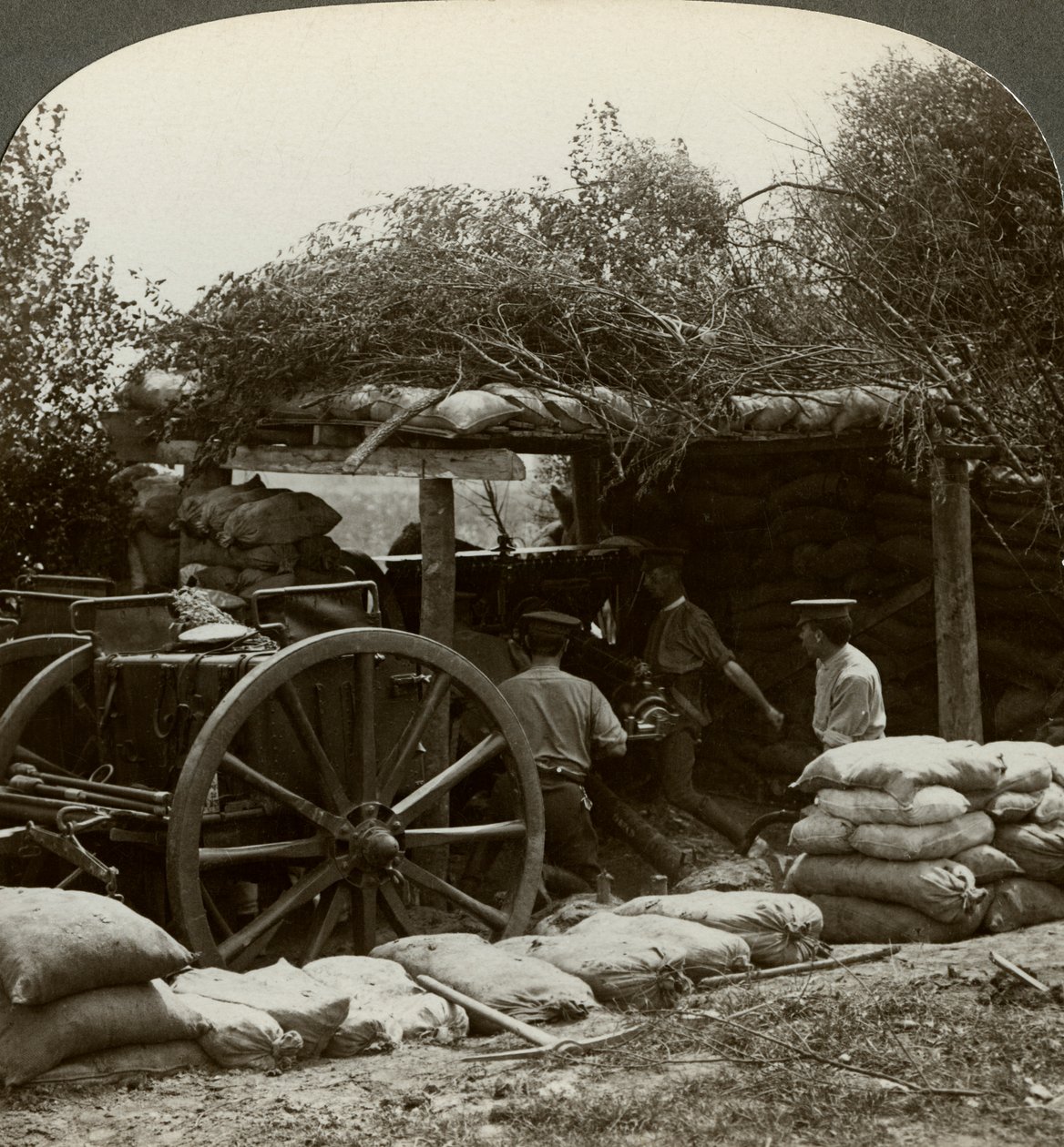 Artilleristilling, første verdenskrig, 1914-1918. av Realistic Travels Publishers