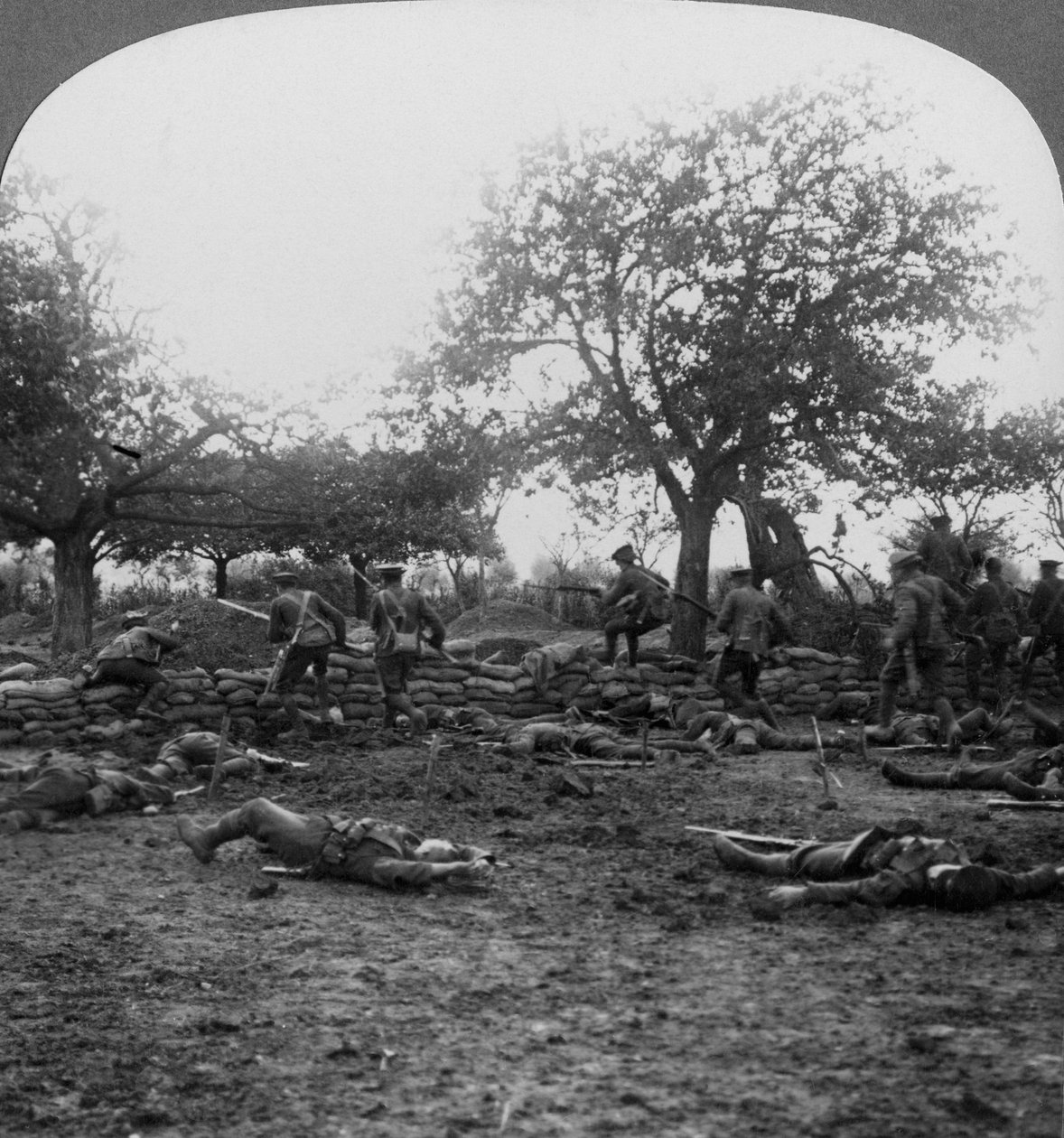 Slagmarkscenen fra første verdenskrig, 1914-1918. av Realistic Travels Publishers