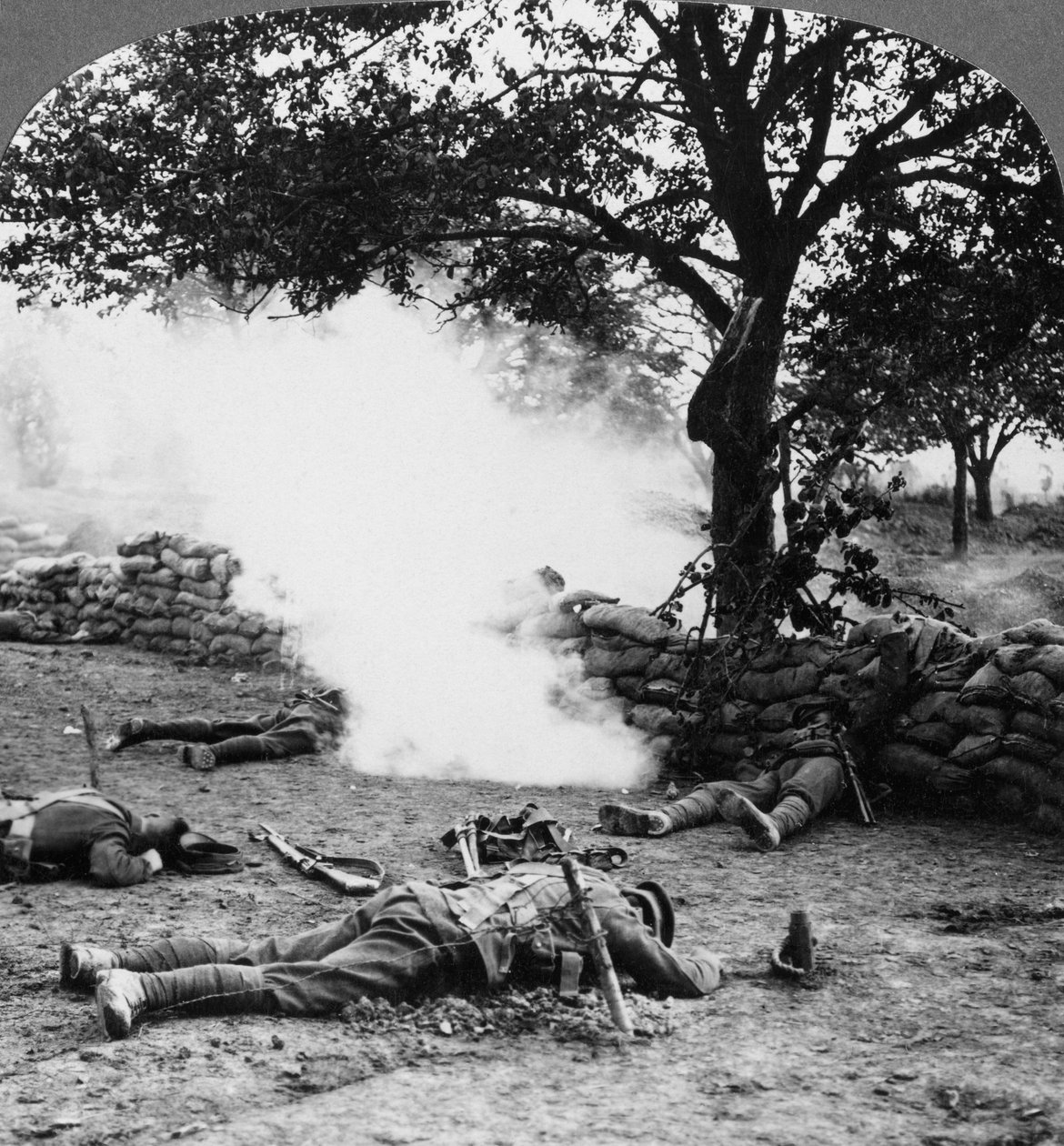 Slagmarkscenen fra første verdenskrig, 1914-1918. av Realistic Travels Publishers