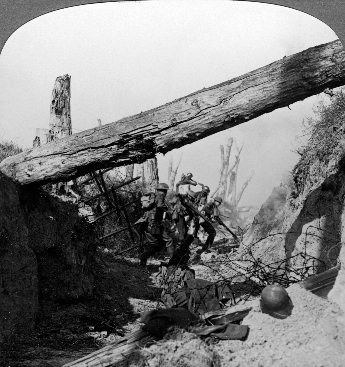 Grøftekrigføring på Wotan-linjen, Queant, Frankrike, første verdenskrig, 1917-1918. av Realistic Travels Publishers