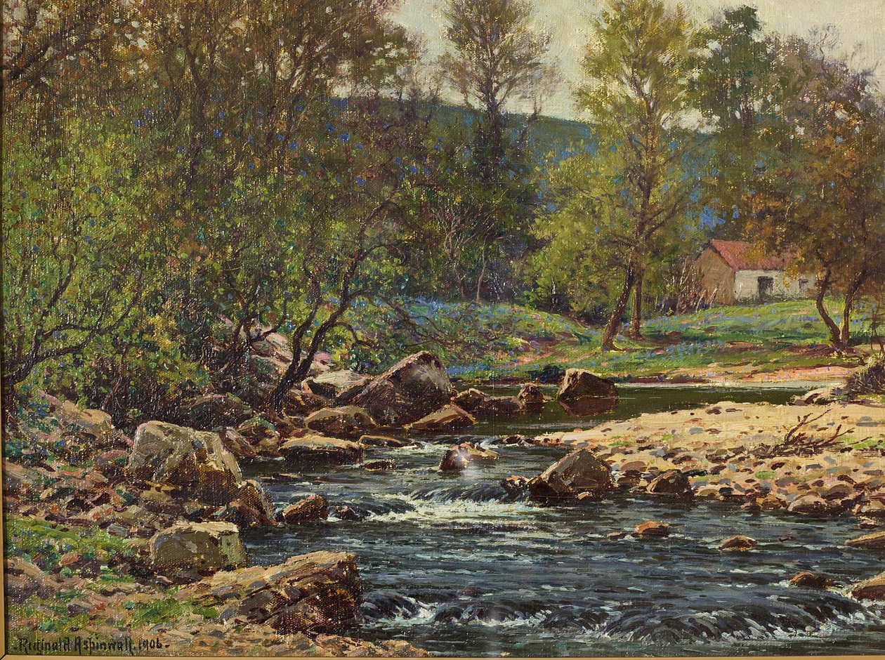 Springtime on the Wyre, Dolphinholme, 1906 av Reginald Aspinwall
