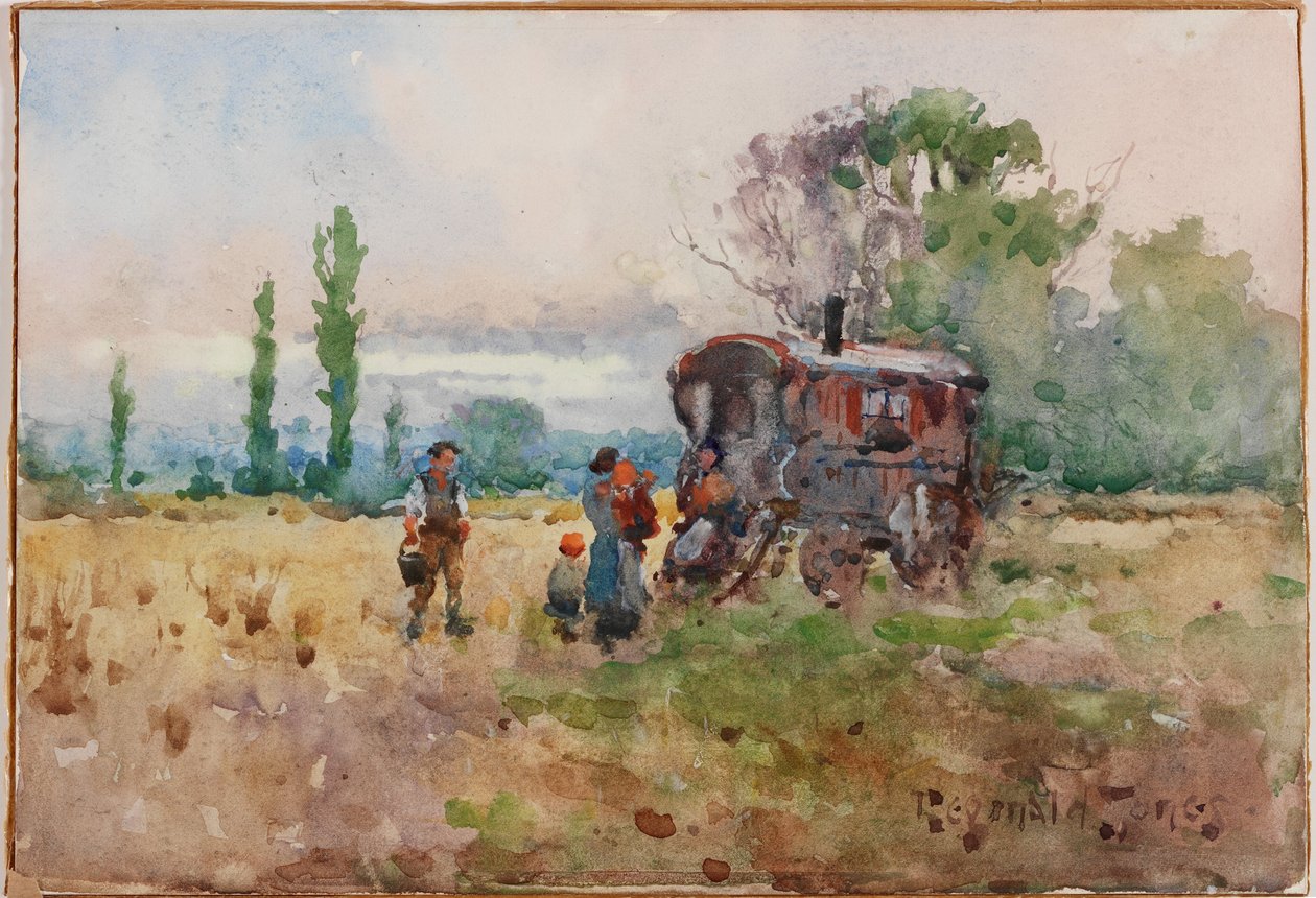 Ute i det fri (wc ombord) av Reginald Jones