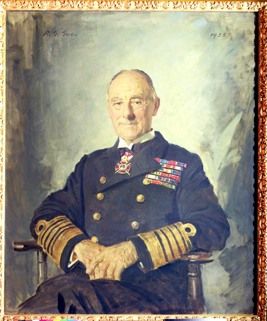 Admiral of the Fleet, jarl Jellicoe av Scapa (1859-1935) av Reginald Grenville Eves