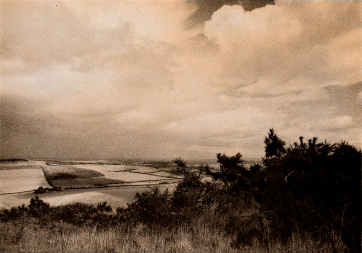 Fra Downs ovenfor Streatey, Berks, c1927, 1927 av Reginald Belfield