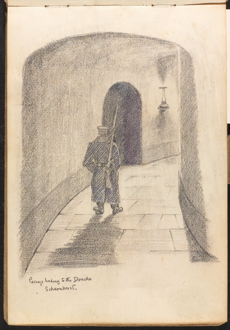 Passering som fører til Douche Scharnhorst av Reginald Copleston Bond