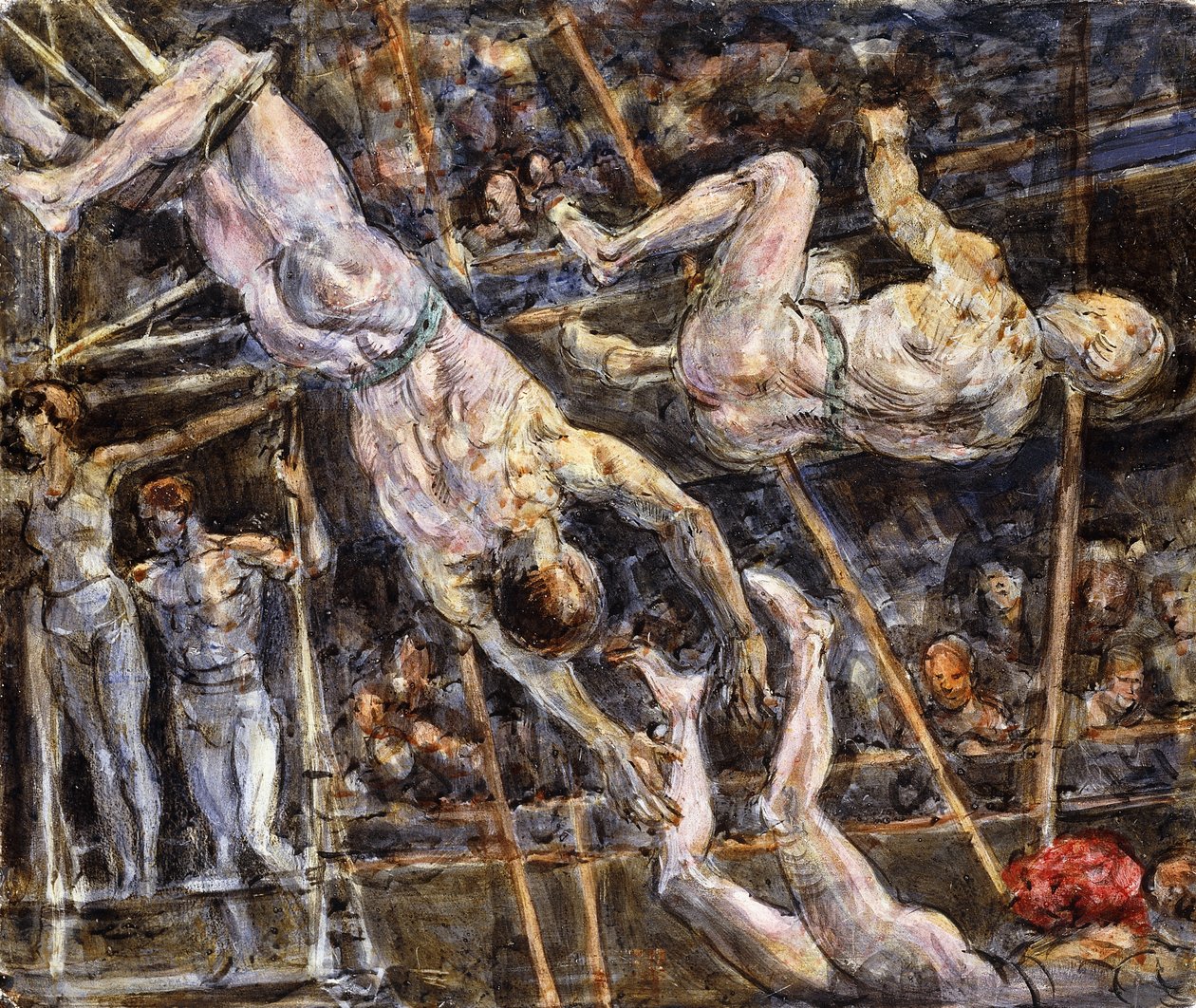 De flygende Concellos av Reginald Marsh