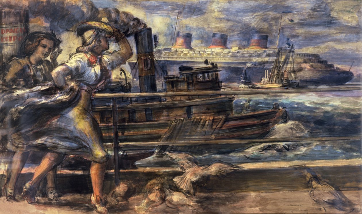 Normandiet av Reginald Marsh