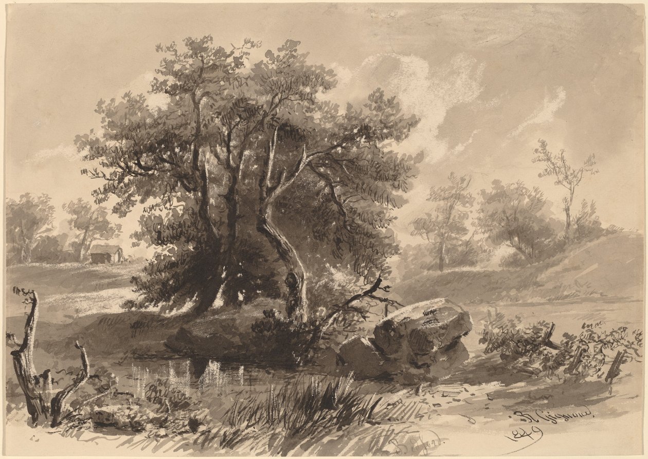 The Trees, Bedford, New York av Regis Francois Gignoux