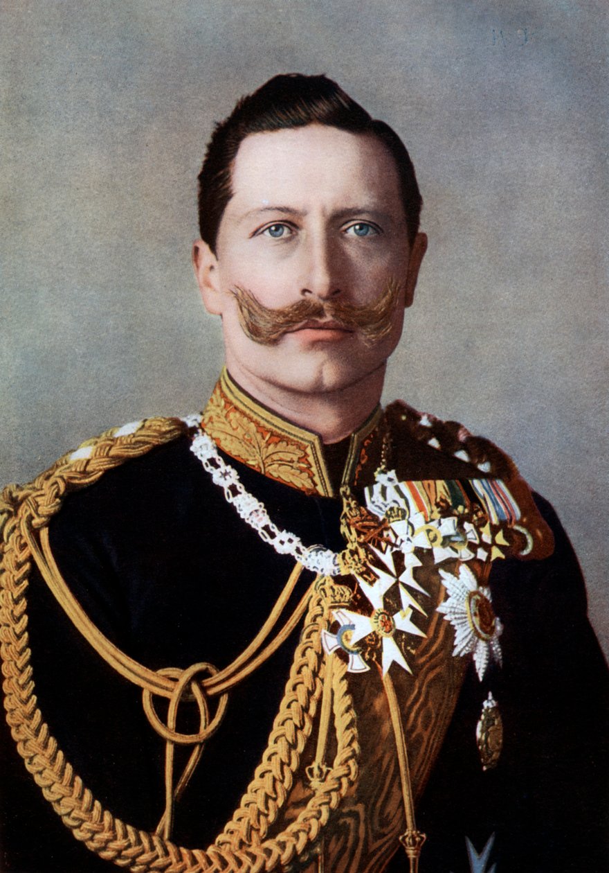 Wilhelm II, keiser av Tyskland og konge av Preussen, slutten av 1800-begynnelsen av 1900-tallet av Reichard and Lindner