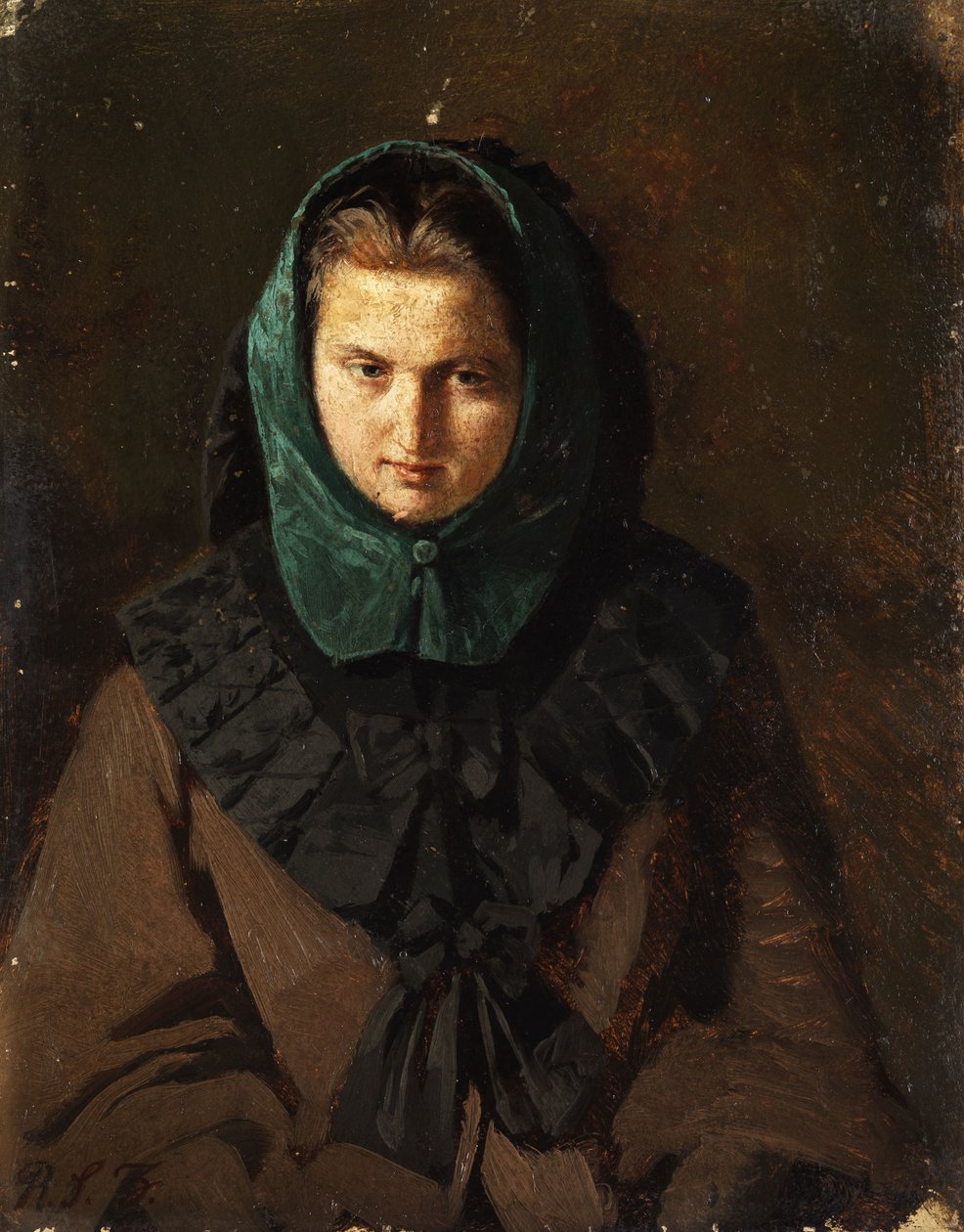 Portrett av en ung kvinne av Reinhard Sebastian Zimmermann