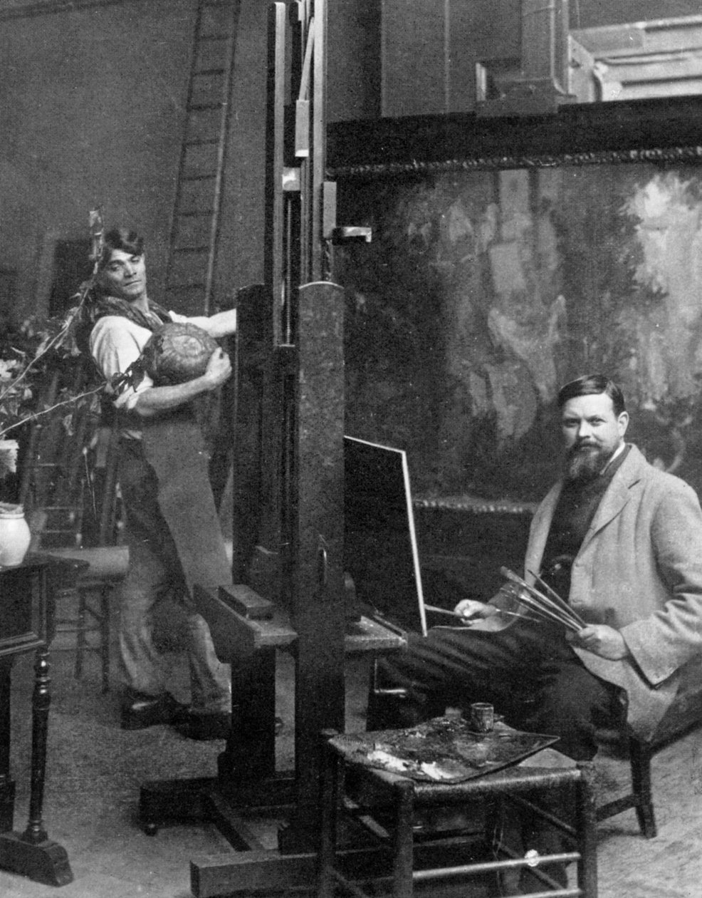 Sir Frank Brangwyn 1867-1956, walisisk kunstner, 1911-1912. av Reinhold Thiele