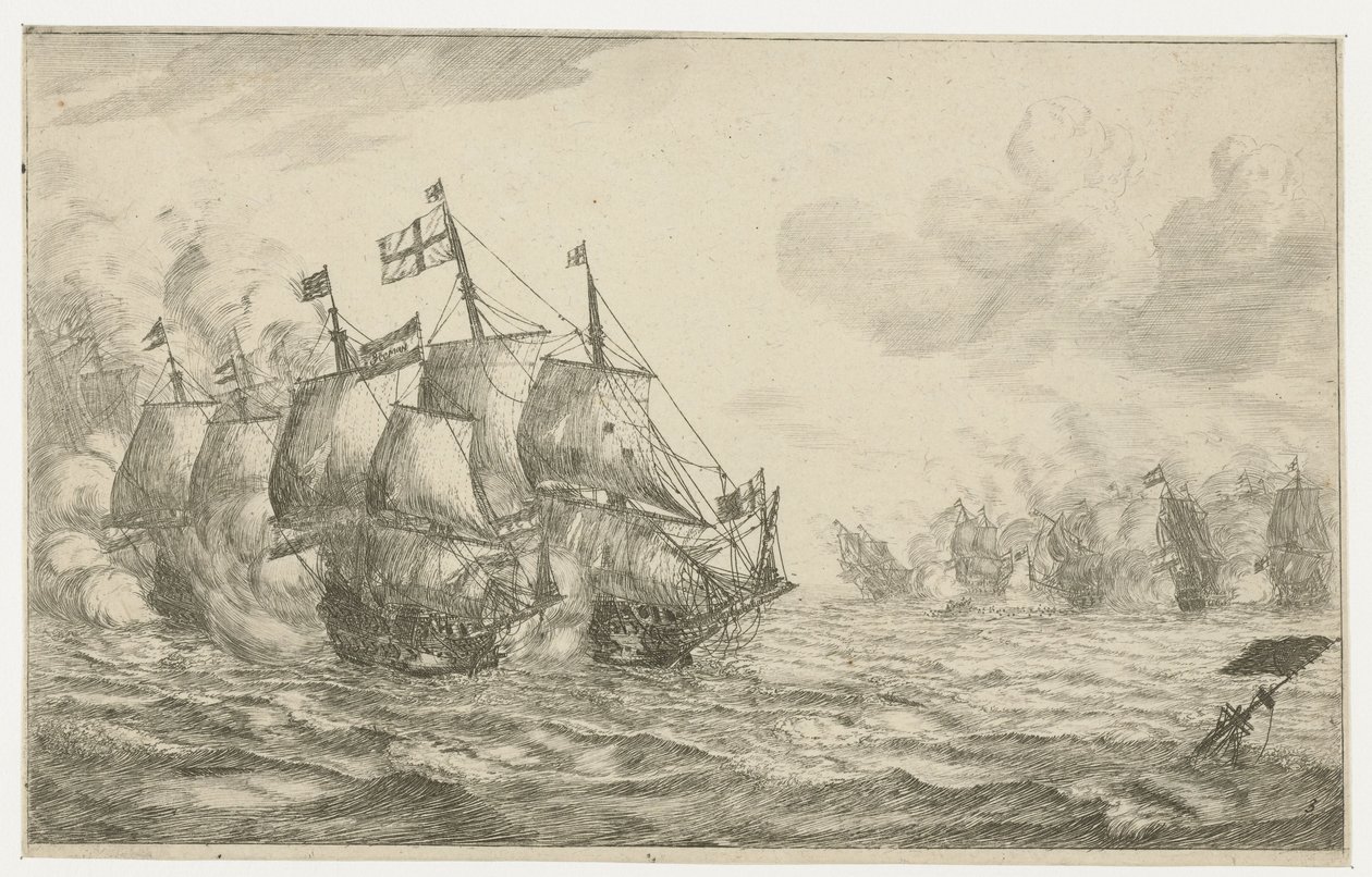 sjøslag New Ship Batalien (serietittel) av Reinier Nooms