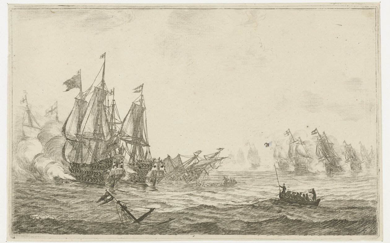sjøslag New Ship Batalien (serietittel) av Reinier Nooms