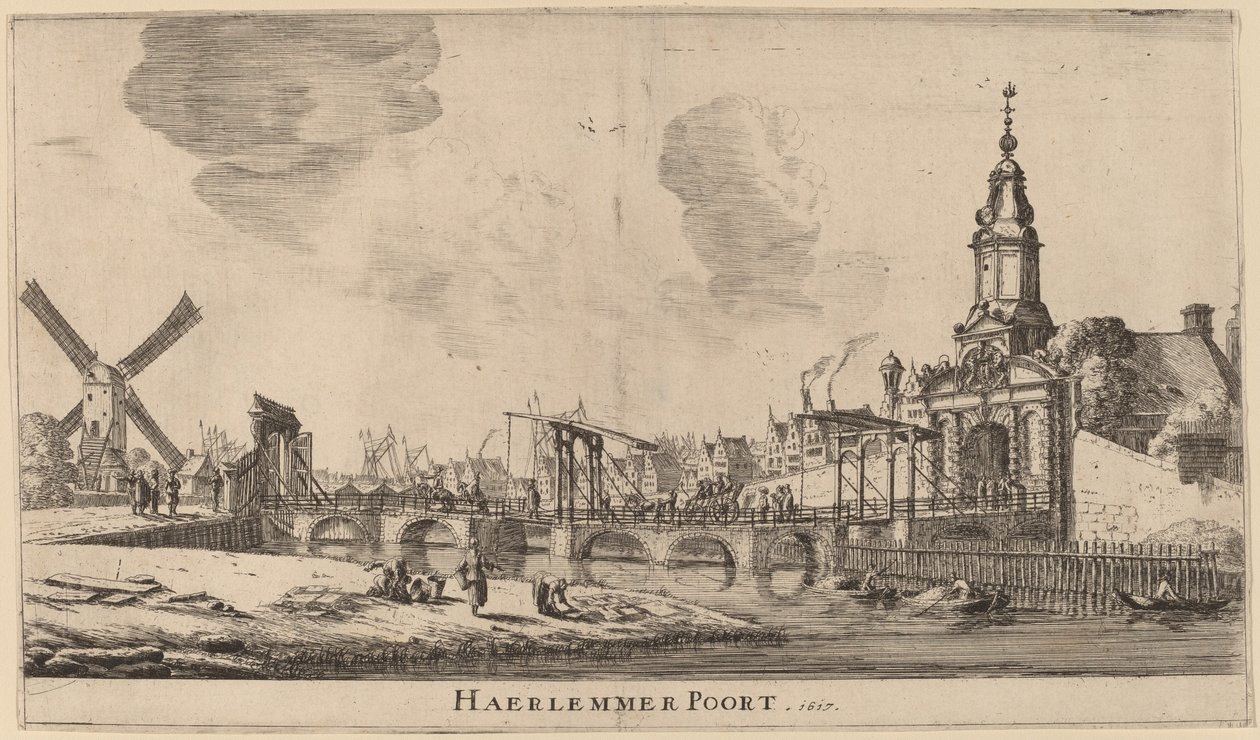 Haarlem Gate (Haerlemmer Gate) av Reinier Nooms, called Zeeman