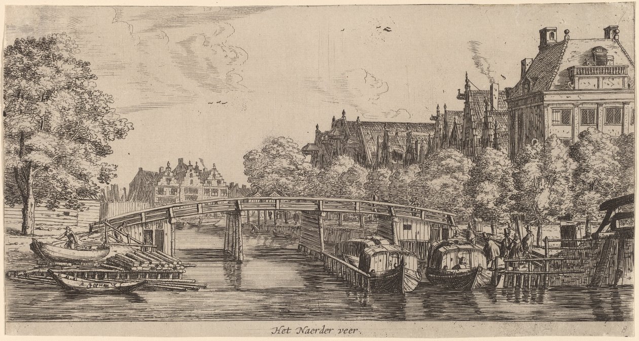 Fergen til Naarden (Nærder-fergen) av Reinier Nooms, called Zeeman