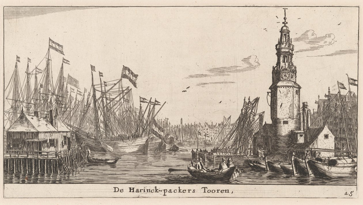 Haringpakkers Tower i Amsterdam av Reinier Nooms, called Zeeman