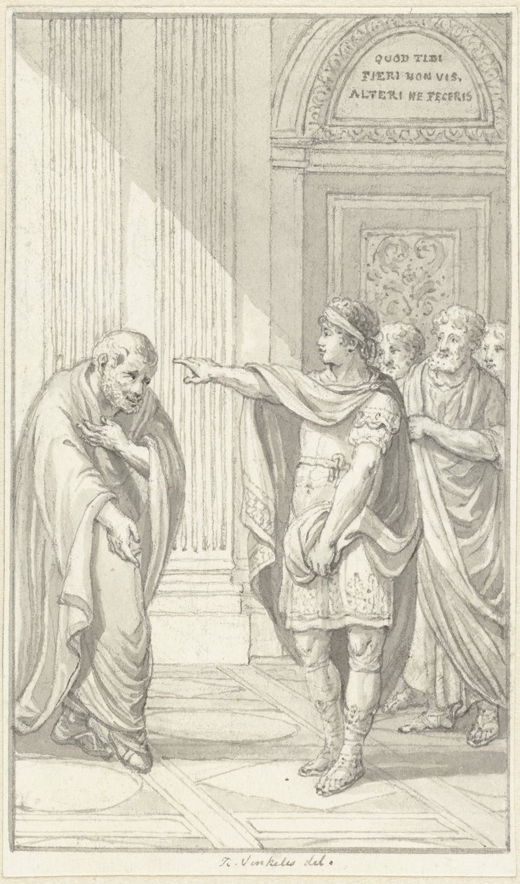 Alexander Severus og Arabinus av Reinier Vinkeles (I)