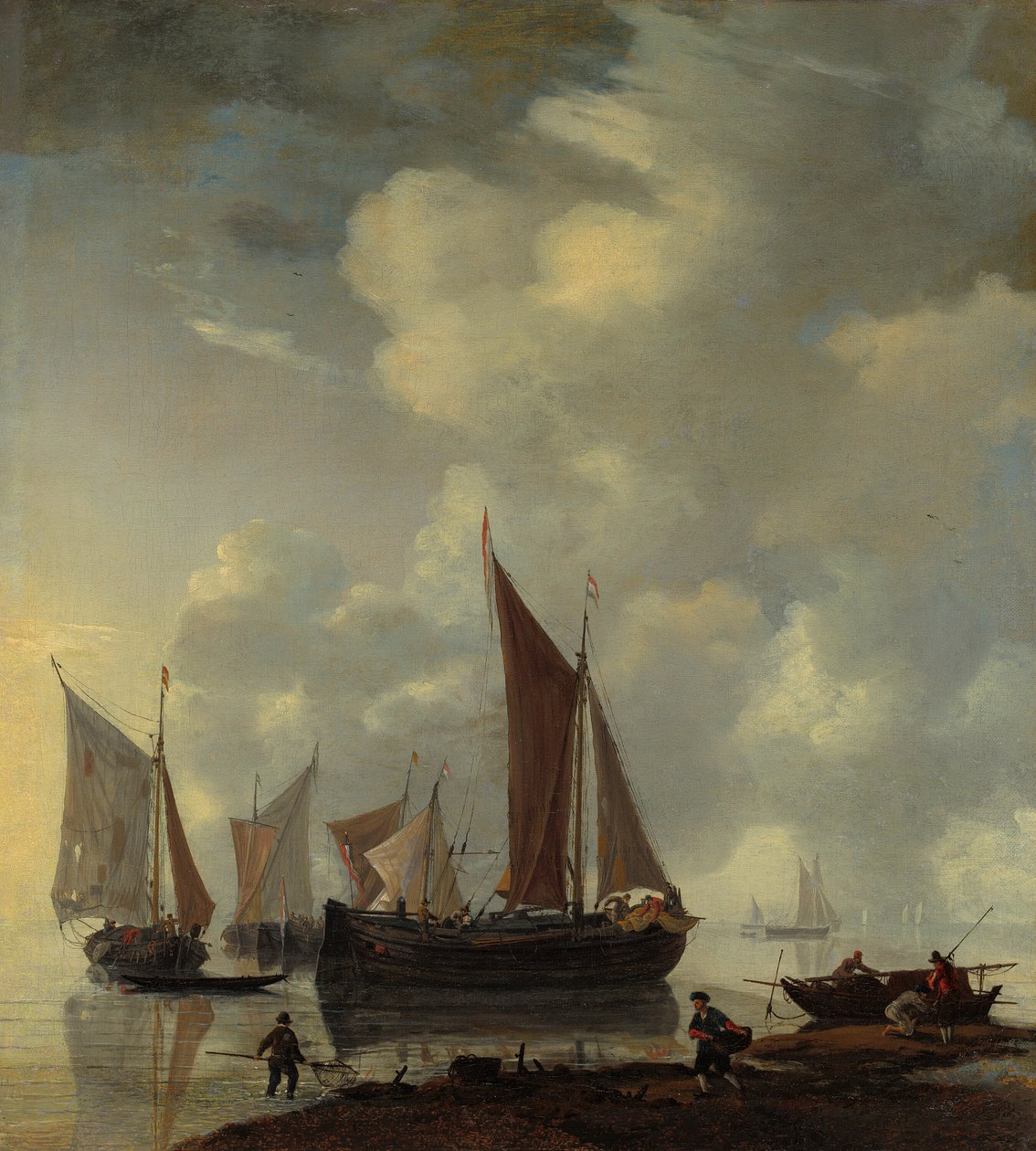 Kystscene, midten av 1600-tallet. av Reinier Zeeman