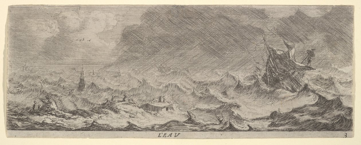 LEau, fra The Elements, 1600-tallet. av Reinier Zeeman