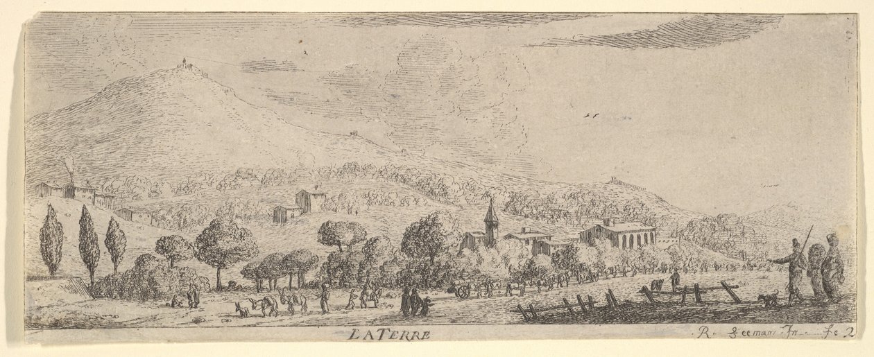 La Terre, fra The Elements, 1600-tallet. av Reinier Zeeman