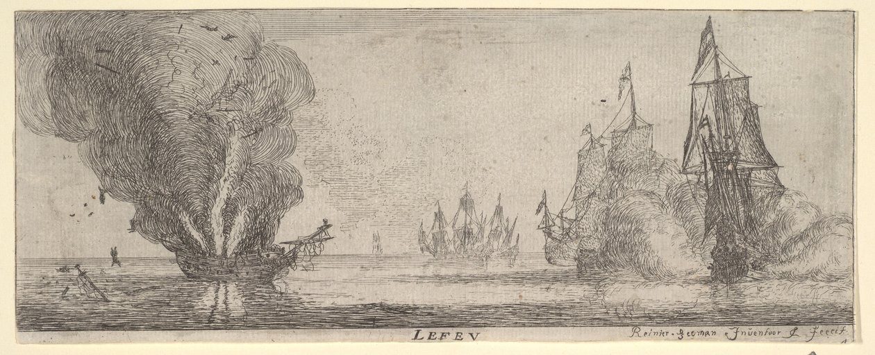 Le Feu, fra The Elements, 1600-tallet. av Reinier Zeeman