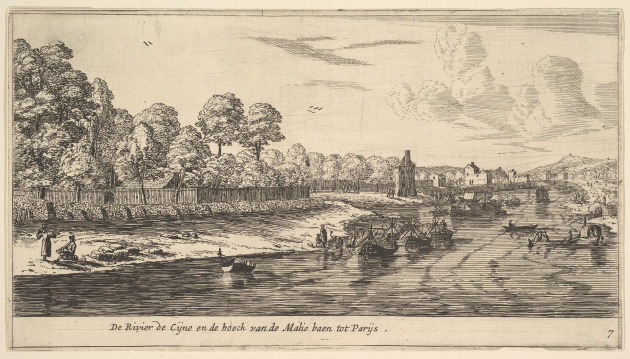 Seinen ved Bend of the Mall, 1600-tallet. av Reinier Zeeman