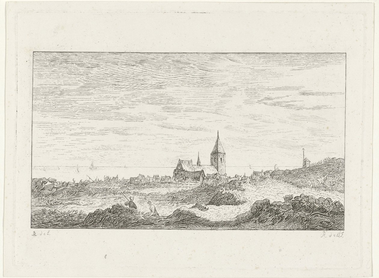 Landsby ved sjøen av Reinierus Albertus Ludovicus baron van Isendoorn à Blois