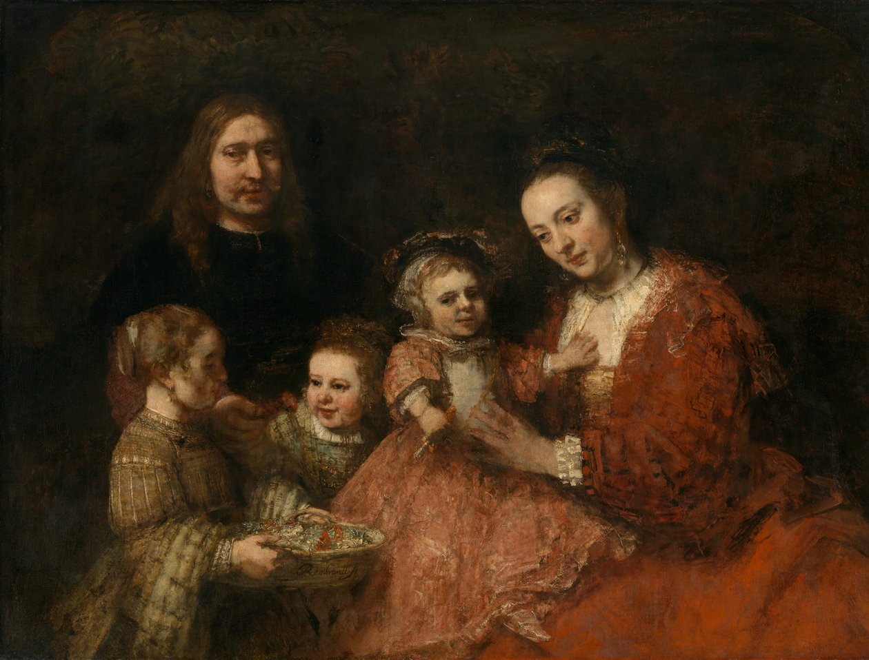 Familie portrett av Rembrandt van Rijn