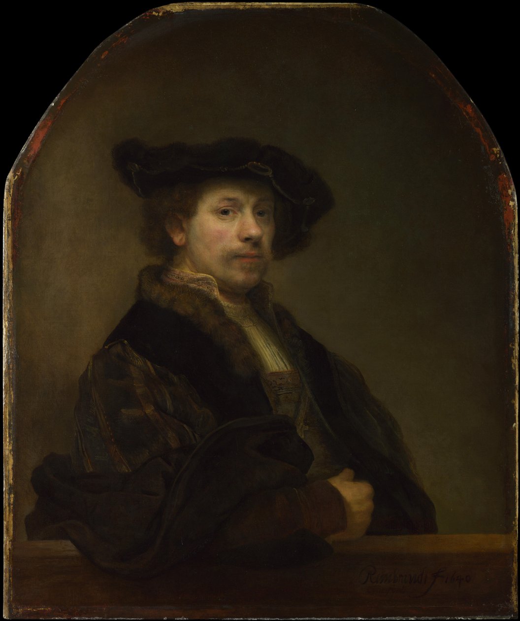 Selvportrett i en alder av 34 av Rembrandt van Rijn
