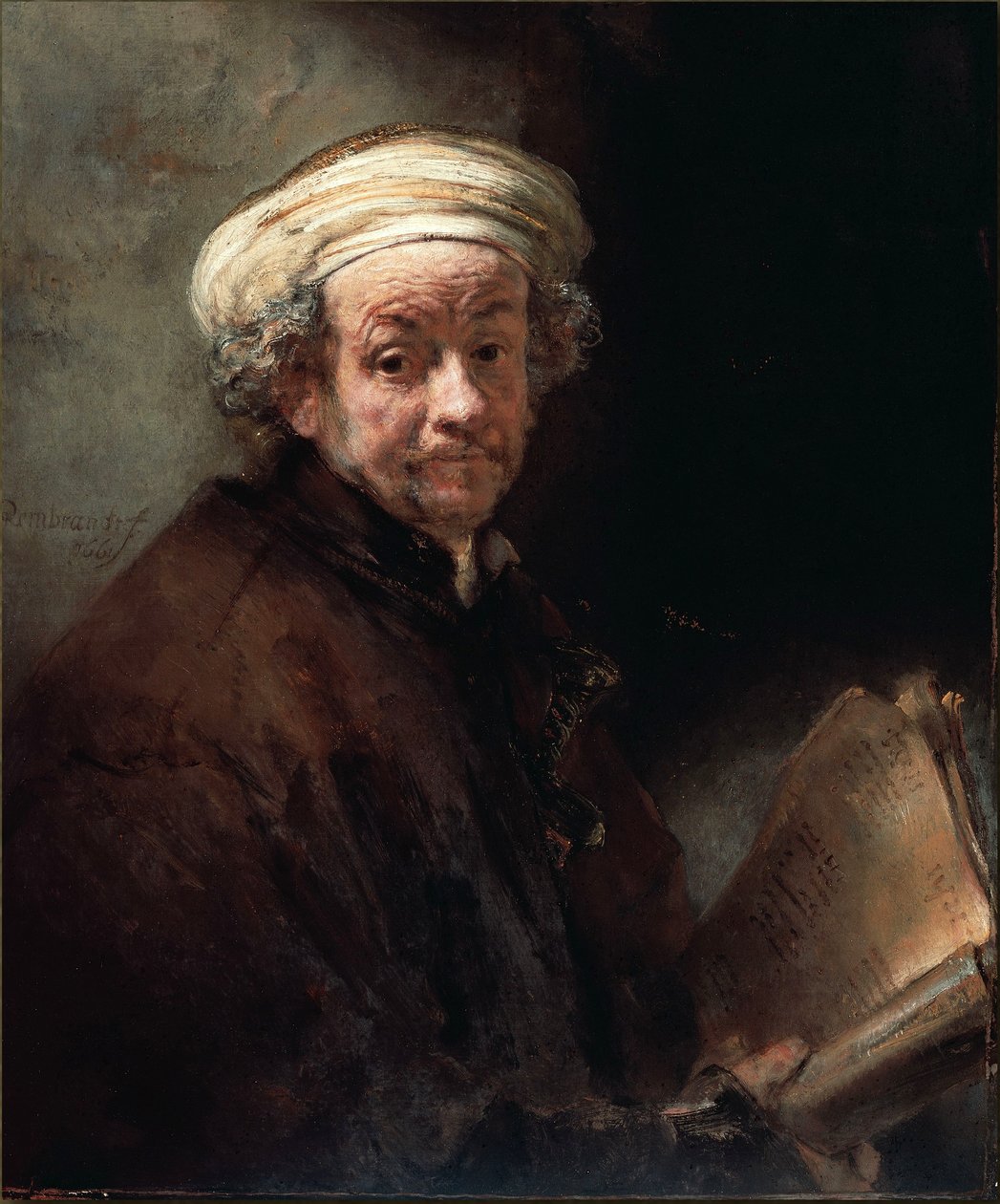 Selvportrett som apostelen Paulus av Rembrandt van Rijn
