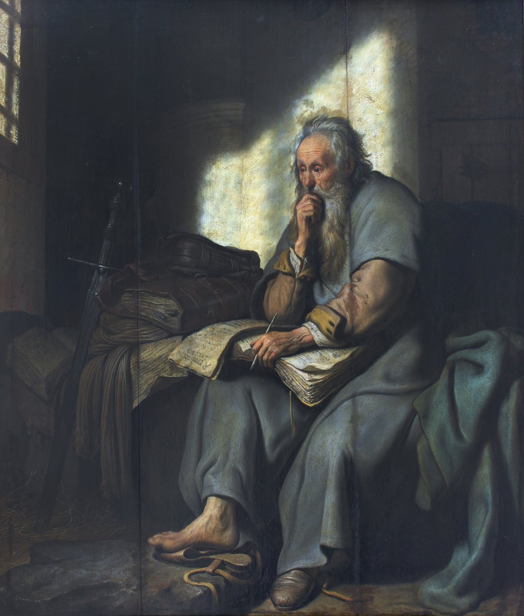 St. Paul i fengsel av Rembrandt van Rijn