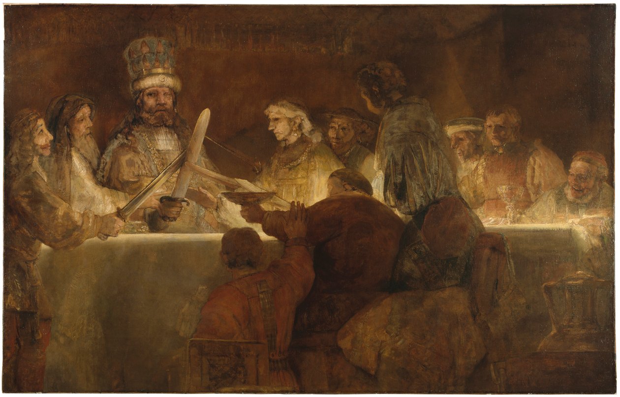 Batavians konspirasjon under Claudius Civilis av Rembrandt van Rijn