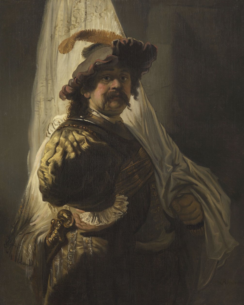 Flaggbæreren av Rembrandt van Rijn