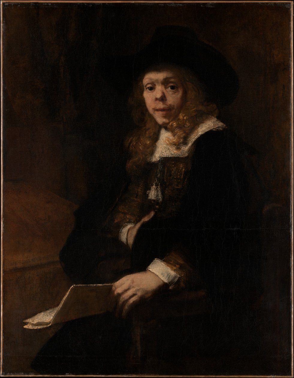 Portrett av Gerard de Lairesse, 1665-67 av Rembrandt van Rijn