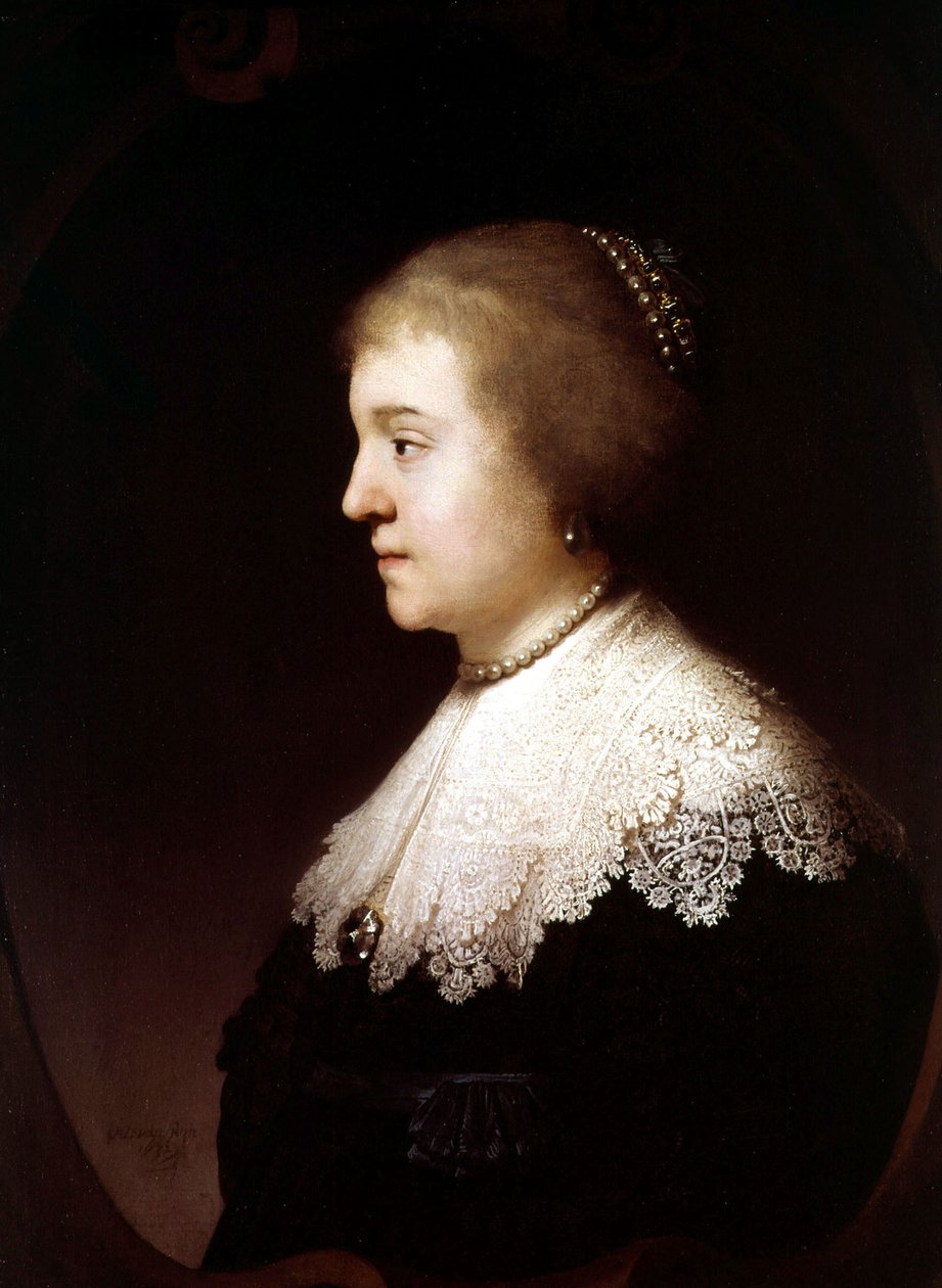 Amalia av Solms, 1632 av Rembrandt van Rijn