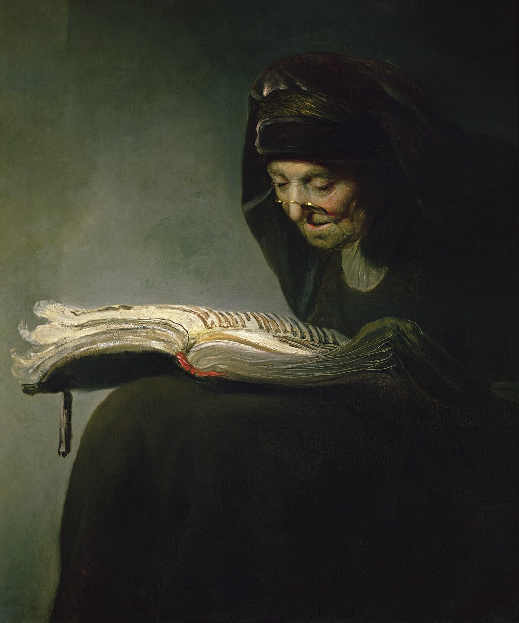 Portrett av Rembrandts mor av Rembrandt van Rijn