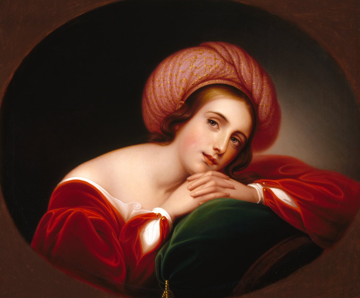 Idealisert portrett, ca. 1845 av Rembrandt Peale