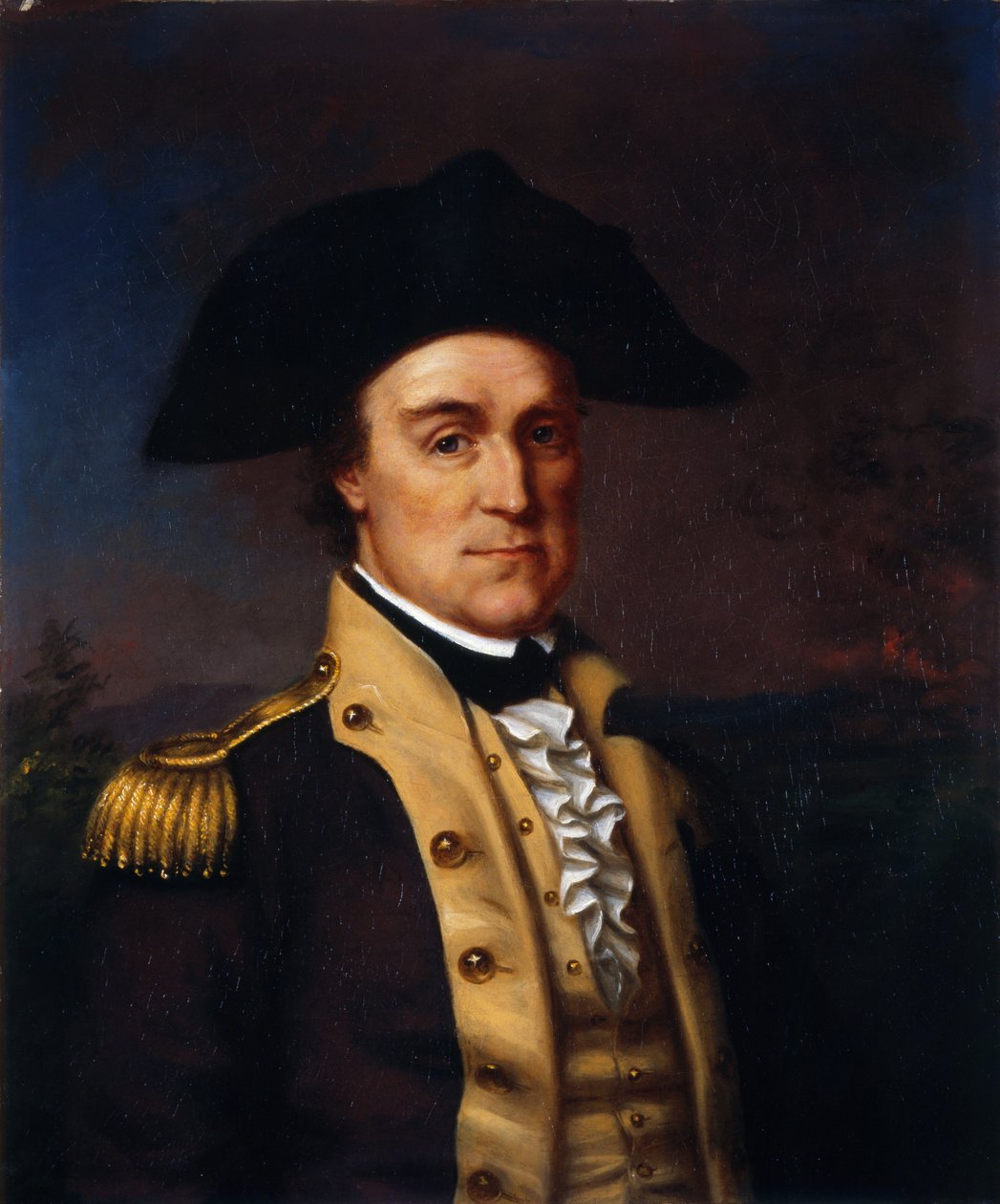 Portrett av general Elijah Clarke av Rembrandt Peale