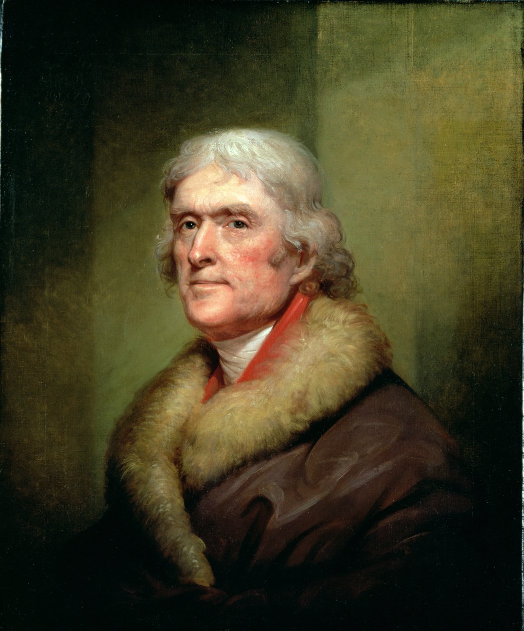 Portrett av Thomas Jefferson, 1805 av Rembrandt Peale