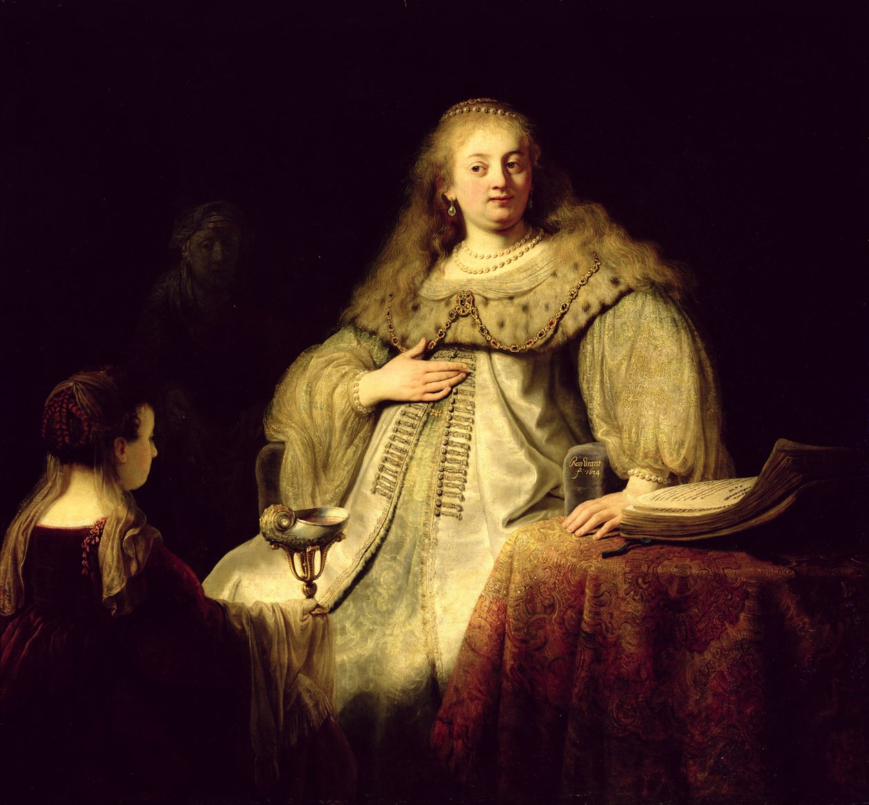 Artemisia, 1634 av Rembrandt van Rijn