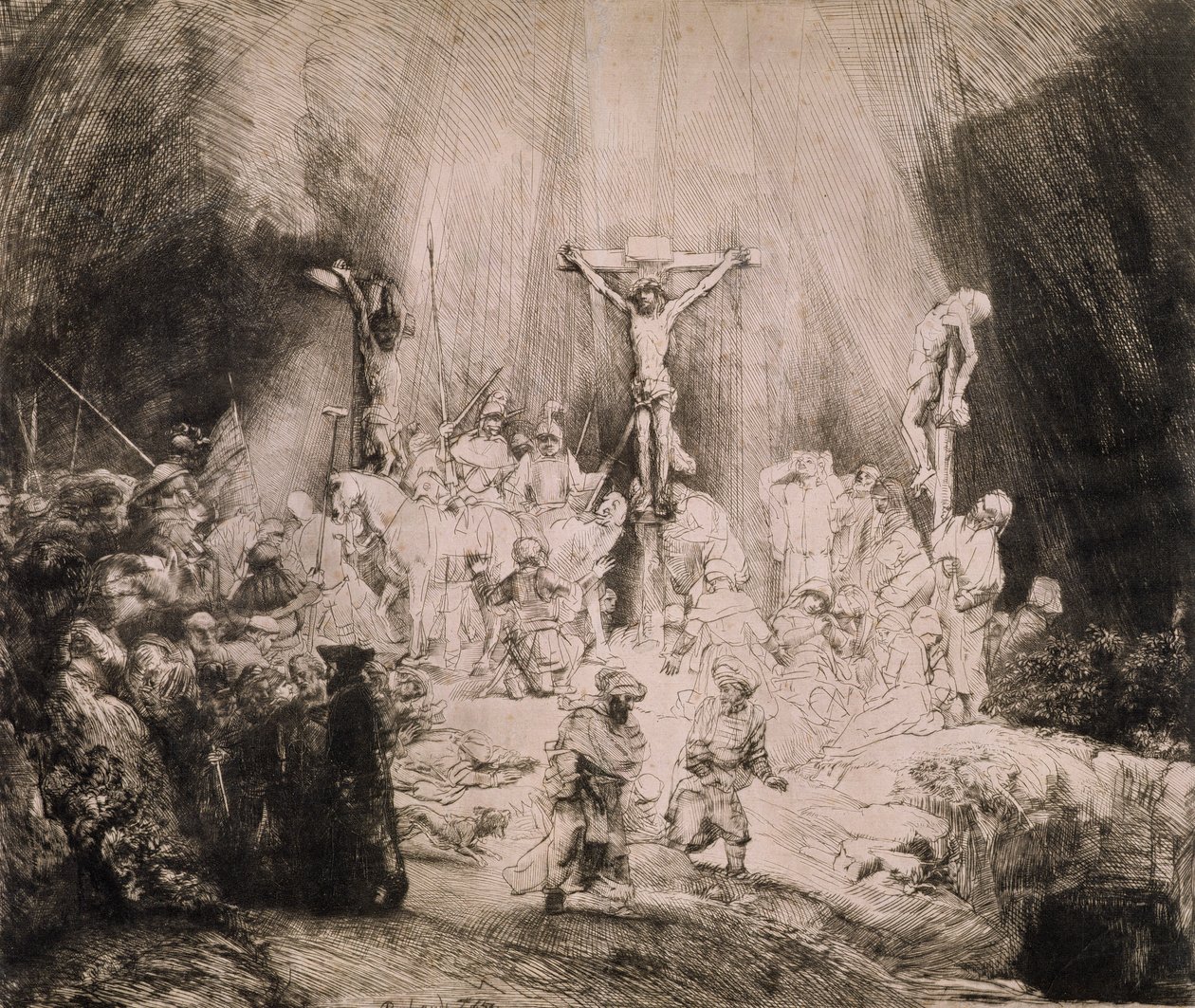 B.78.III De tre kors, ca. 1660 av Rembrandt van Rijn